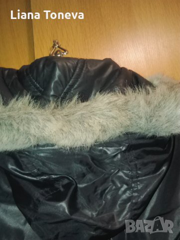 ЗИМНА ШУБА"РОСИ"ЧЕРНА, снимка 6 - Палта, манта - 33352241