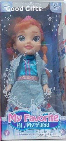 Детска кукла Принцеса Замръзналото кралство със звук и светлини