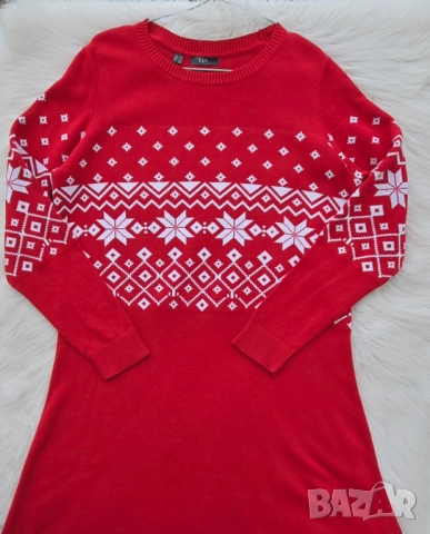 Дамска Коледна рокля размер Л-ХЛ, снимка 2 - Рокли - 52092812