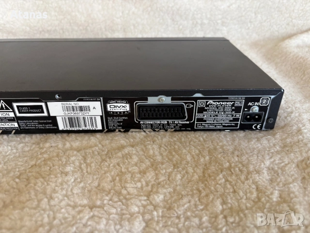 Pioneer DV 300, снимка 9 - Ресийвъри, усилватели, смесителни пултове - 53473733