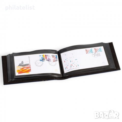 Leuchtturm албум за 100 FDC плика - дълъг формат, снимка 2 - Филателия - 37744087