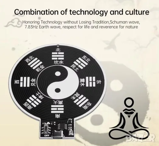 Вълнов Генератор на Шуман Генератор на 7.83 Hz Земна Честота Против Безсъние Електромагнитно Лъчение, снимка 3 - Генератори - 49218865