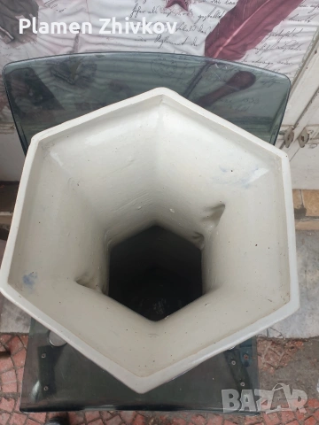 Голяма порцеланава ваза Стар Китай само в синьо, снимка 10 - Декорация за дома - 53393224