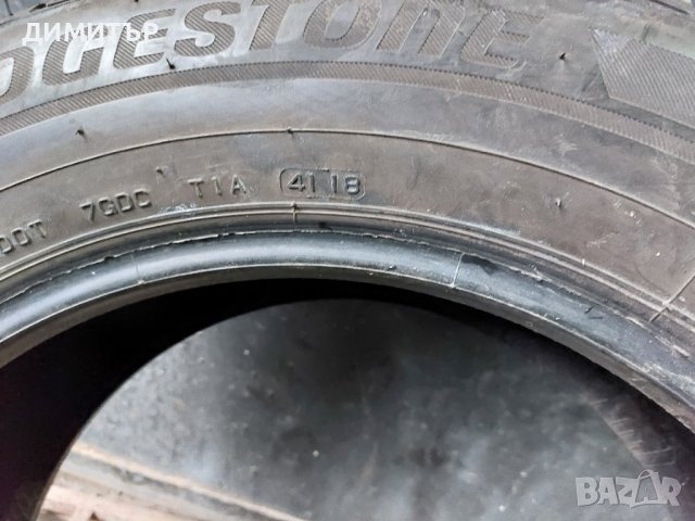 2бр.зимни BRIDGESTONE 235/60/18 103H DOT 4118, снимка 7 - Гуми и джанти - 39141972