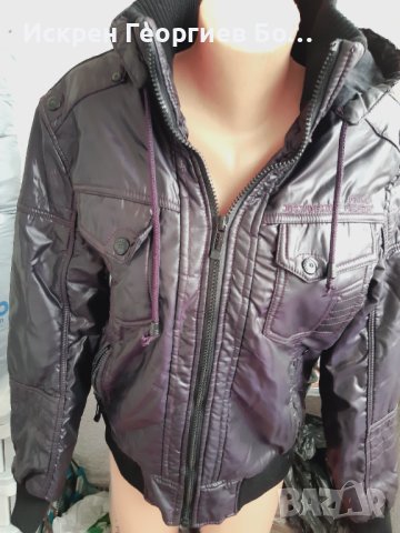 Мъжко яке с гугла. , снимка 5 - Якета - 43187022