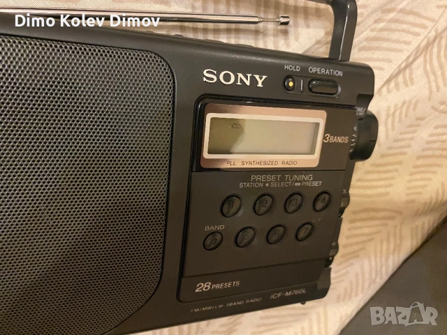 SONY ICF M760L Радио, Транзистор, като Ново!, снимка 8 - Ресийвъри, усилватели, смесителни пултове - 50667503
