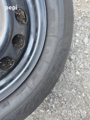 Железни джанти със гуми5/100, снимка 5 - Гуми и джанти - 44858817