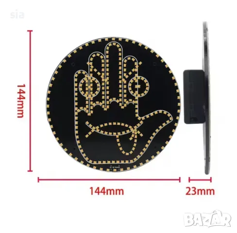 Светещ стикер за кола, Лед осветление за задно стъкло, Заден стоп, дистанционно , снимка 5 - Аксесоари и консумативи - 30789293