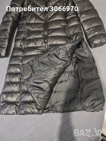 Зимно яке с естествен пух на качулката, снимка 2 - Якета - 52514108