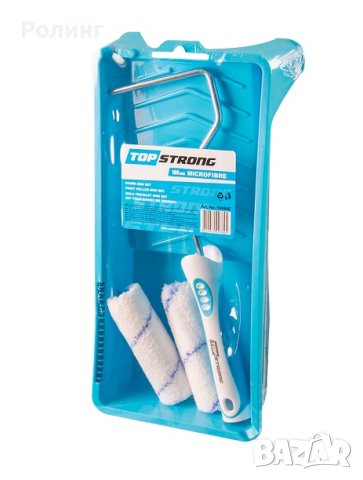 ВАЛЯК MINI 100MM SET TS/540666, снимка 2 - Бои, лакове, мазилки - 43421962