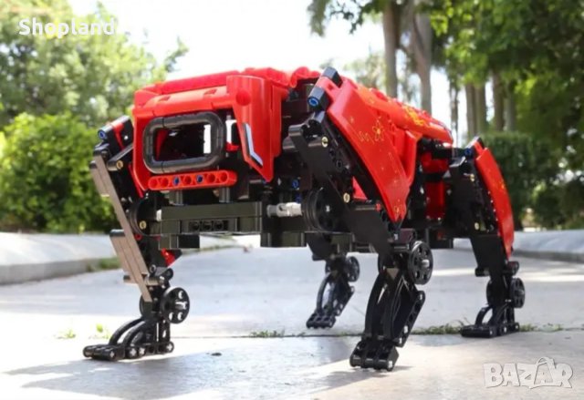 Електрическо куче робот за сглобяване - 936 части с дистаниционно управление, снимка 3 - Конструктори - 43424132