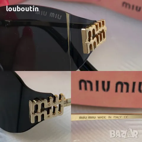 Miu 2024 дамски слънчеви очила елипса 3 цвята, снимка 4 - Слънчеви и диоптрични очила - 48001726