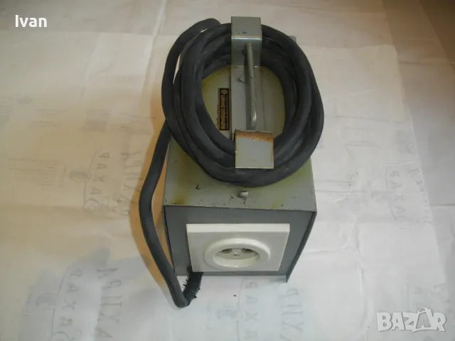 ПОНИЖАВАЩ ТРАНСФОРМАТОР ОТ 220 НА 24 ВОЛТА НОВ СОЦ БЪЛГАРСКИ ОТЛИЧНО СЪСТОЯНИЕ 300 ВАТА 6,0 КГ, снимка 8 - Други инструменти - 48140343