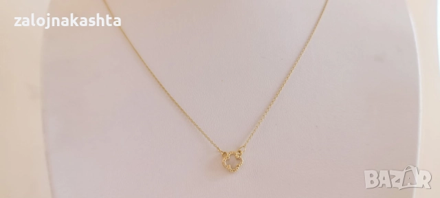 Ново Златно колие-1,74гр/14кр, снимка 2 - Колиета, медальони, синджири - 52719170