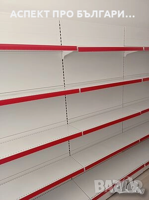 Крайстенен стелаж Н/185, 40/4*30, снимка 2 - Стелажи и щандове - 52157598