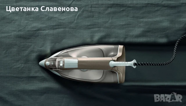 Парна ютия Rowenta DX1635, 2400W, 250мл, 40г/мин, струя 120г/мин, система против варовик, Кафяво/Бял, снимка 3 - Ютии - 50730789