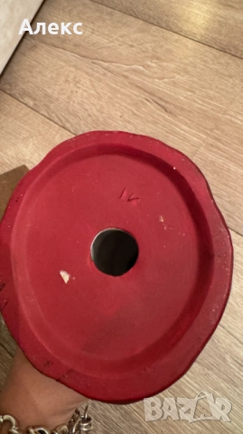 Голям винтидж керамичен ангел 21см/ 14см– Германия, номер., снимка 4 - Антикварни и старинни предмети - 52681454