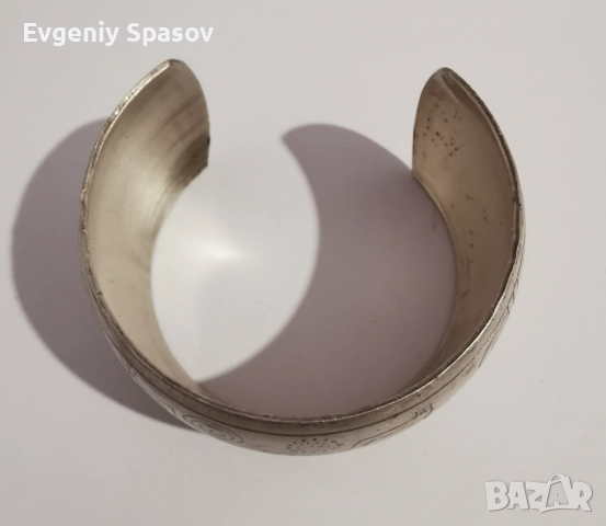 Отворена Гривна с Гущер, Птица и Символи от Мексико, снимка 7 - Гривни - 52440730