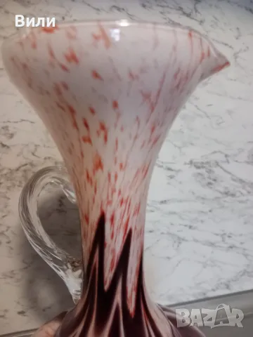 Ваза/кана от Мурано стъкло , снимка 6 - Антикварни и старинни предмети - 48615932
