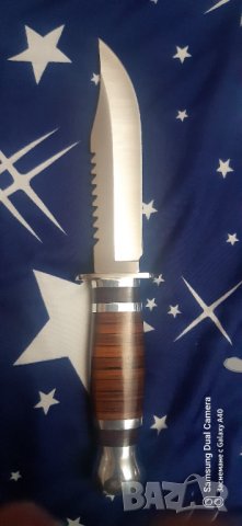 Качествен нож от неръждаема стомана със кания,нов, снимка 9 - Ножове - 34851652