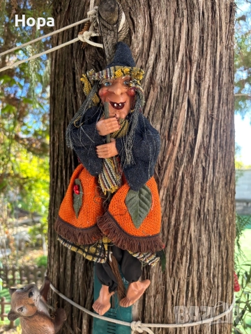 Висяща Баба Яга 30см., снимка 15 - Декорация за дома - 52263944