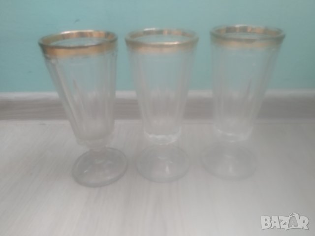 три кристални чаши-комплект, снимка 2 - Други ценни предмети - 37922922