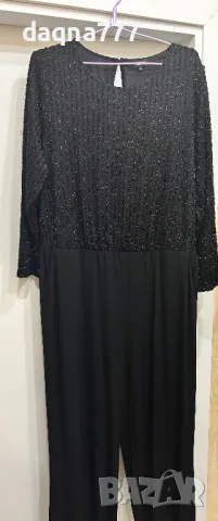 Колекция  VIVENTY  BERND DERGER  Черен дамски гащеризон с дълъг ръкав