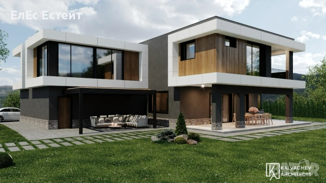 ПРОДАВА СЕ! Новострояща се луксозна къща близо до Пловдив, снимка 3 - Къщи - 51133034