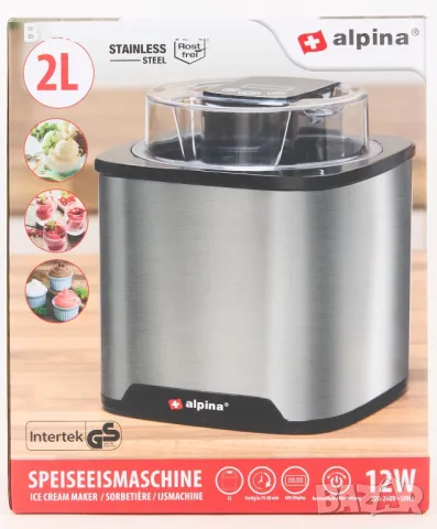 Машина за сладолед alpina 2Л, снимка 7 - Други - 47318008