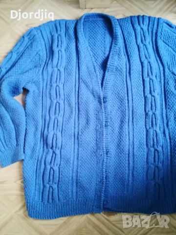Ръчно плетена блуза, снимка 3 - Блузи с дълъг ръкав и пуловери - 48328841