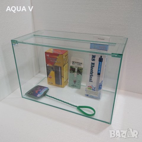 Аквариум 26 литра - оборудван