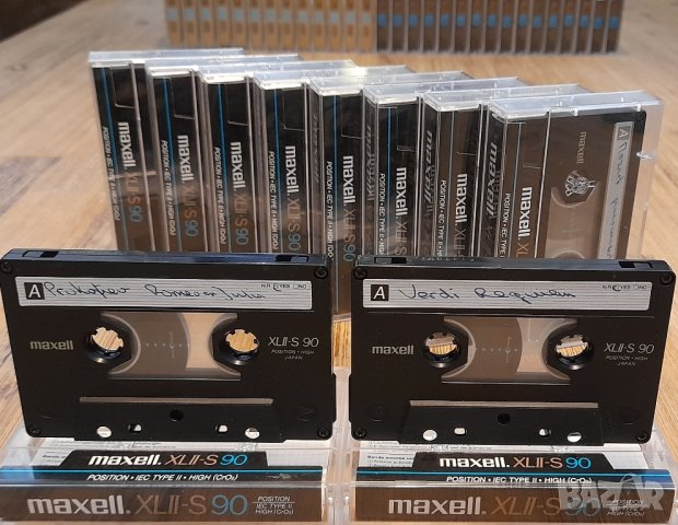 Maxell XLII S 90 хромни аудио касети с чисти обложки MADE IN JAPAN!!!