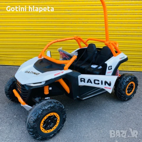 Двуместен акумулаторен джип UTV RACING 4X4 24V, снимка 9 - Детски велосипеди, триколки и коли - 50848667