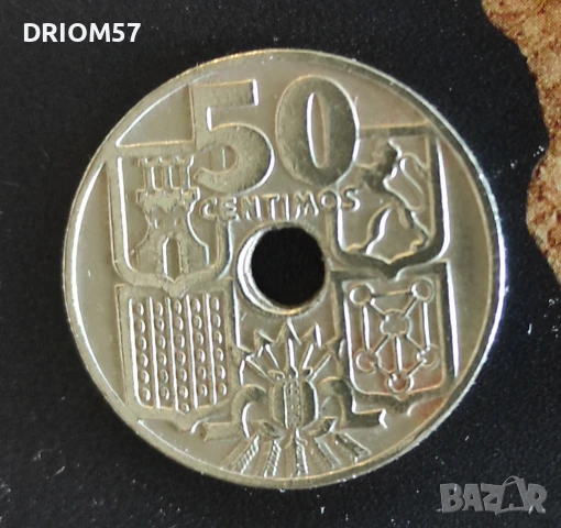 Монета Испания - 1 бр. [1949], снимка 2 - Нумизматика и бонистика - 50466974