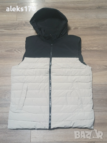 Мъжки елек - черно и бежово