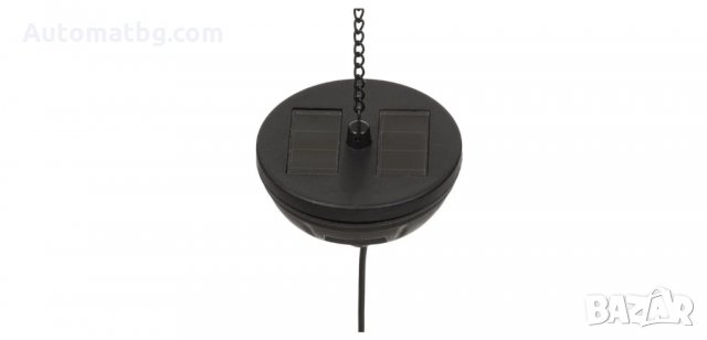 Соларна лампа с метален абажур и кука за закачване, снимка 3 - Соларни лампи - 33307837