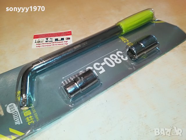 КЛЮЧ ЗА ГУМИ С УДЪЛЖИТЕЛ 17 19 21 23ММ 0306222000, снимка 3 - Аксесоари и консумативи - 36973246