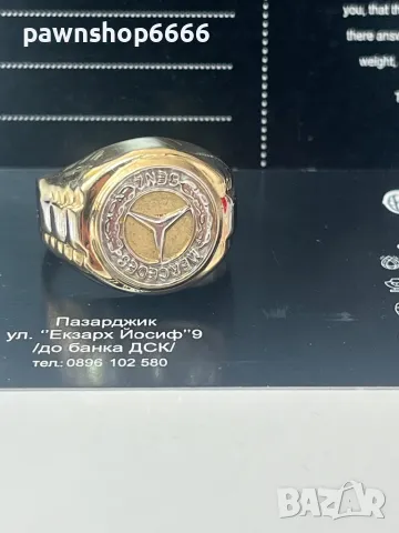 Златен мъжки пръстен 14 карата