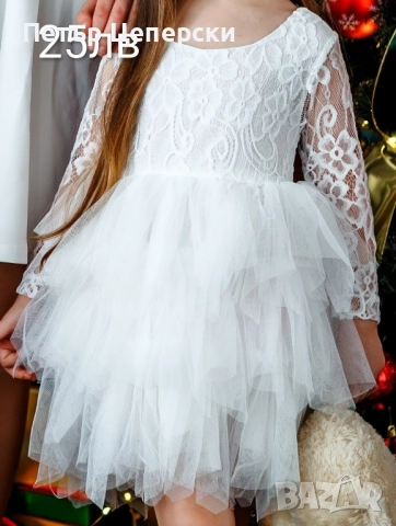 Детски рокли в бяло, снимка 2 - Детски рокли и поли - 52360617