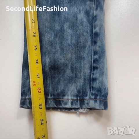 Дамски дънки Desigual Slim Fit с бродирана талия, размер 36, снимка 5 - Дънки - 52266449