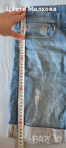 Дънкови панталонки Samsoe & Samsoe, снимка 6 - Къси панталони и бермуди - 33266766