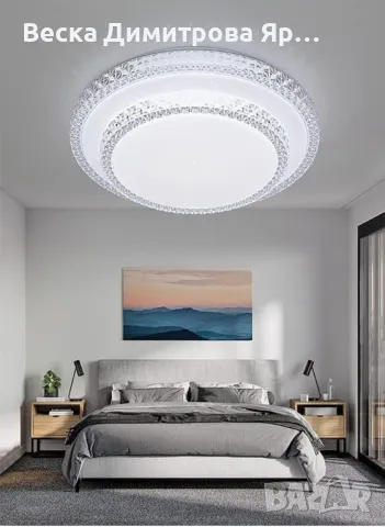 LED таванно осветление, плафон с 2 комбинации сменяща се светлина, 40 см, снимка 3 - Други - 48131123