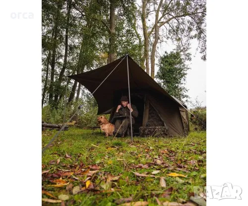 Тента за риболов Fox Voyager Tarp – водоустойчива, лека, 320×320 см, снимка 5 - Такъми - 49415907