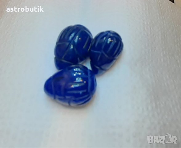 Естествен сапфир ,мъниста, снимка 2 - Други - 32304095