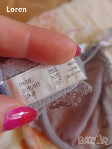 Сутиен сив секси дантела, снимка 6 - Бельо - 51384347