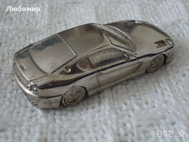 Стара метална количка Ferrari 456 GT, снимка 2 - Други ценни предмети - 29044985