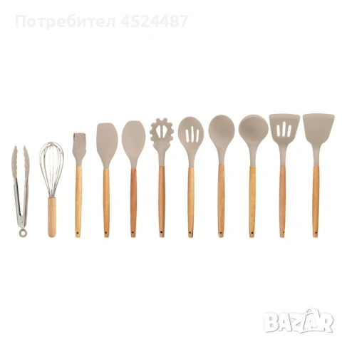 Комплект 12 части кухненски прибори със стойка Cheffinger , снимка 14 - Прибори за хранене, готвене и сервиране - 53593887