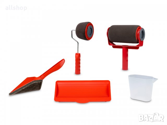 Валяци за боядисване без разливане или капене на боя 8 части, снимка 3 - Други инструменти - 28727607