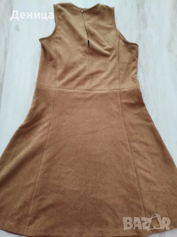 дамска велурена рокля, снимка 3 - Рокли - 47752143