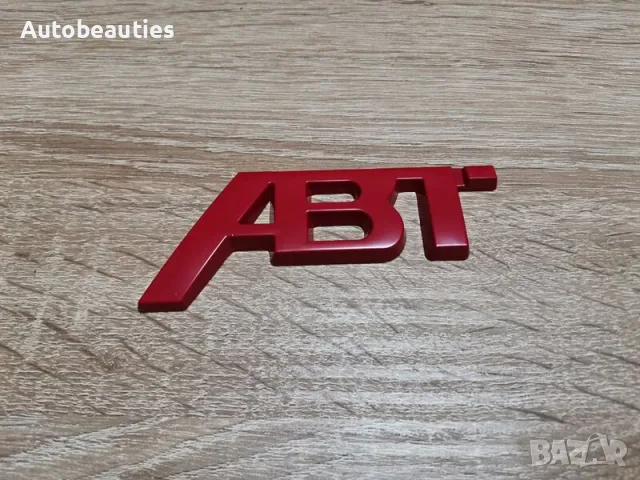 червена емблема Ауди АБТ Audi ABT голям размер